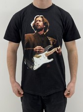 DDP Vintage 90s Eric Clapton T-Shirt 1991 Tour Single Stitch Rock Band Brockum