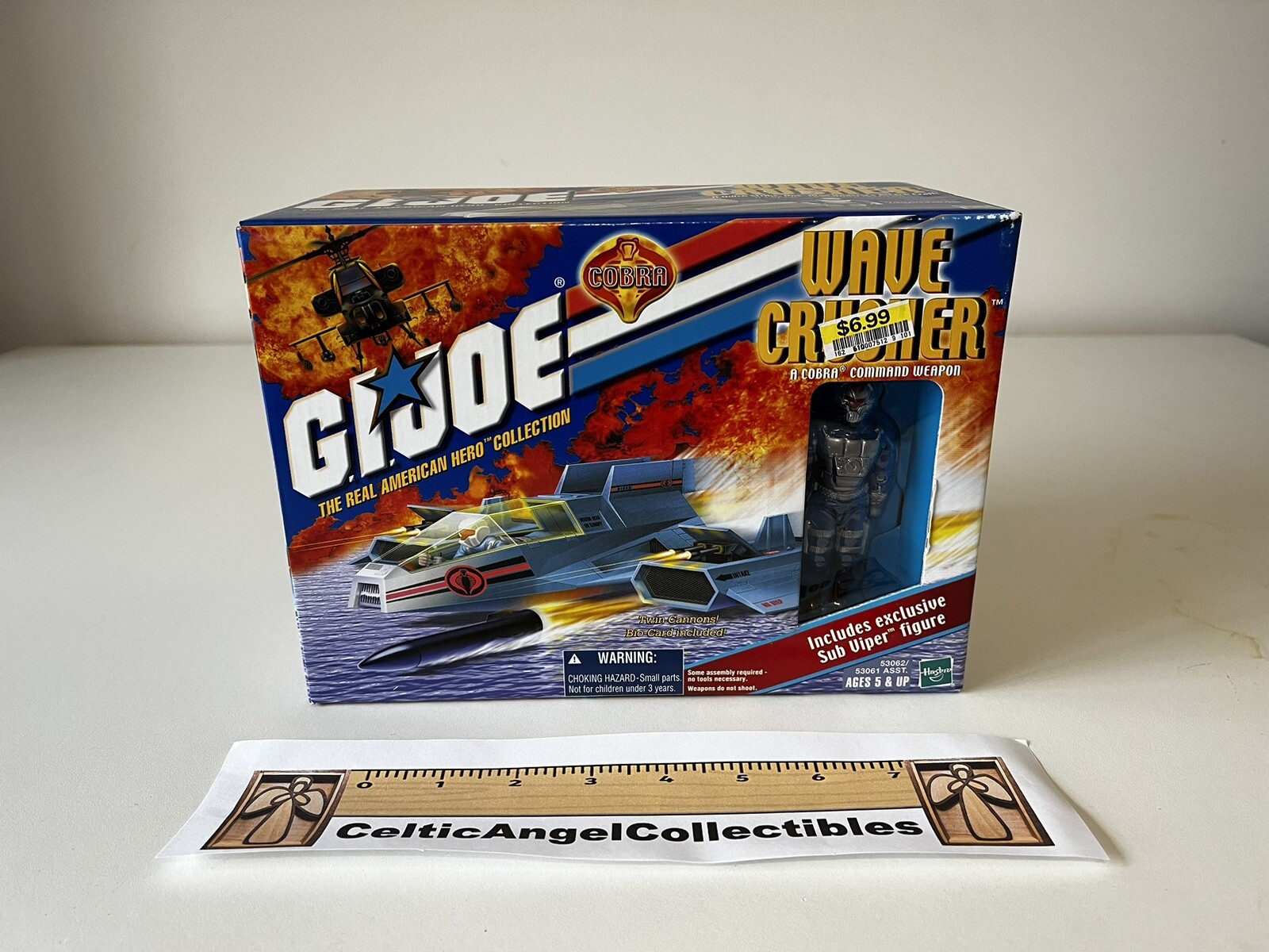 GI Joe 2001 Cobra Wave Crusher with Sub Viper Collector’s Edition Sealed NEW