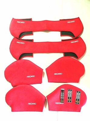 Recaro sr3,sr4 ,red,protective cloth, seat 6 pieces 2 seats