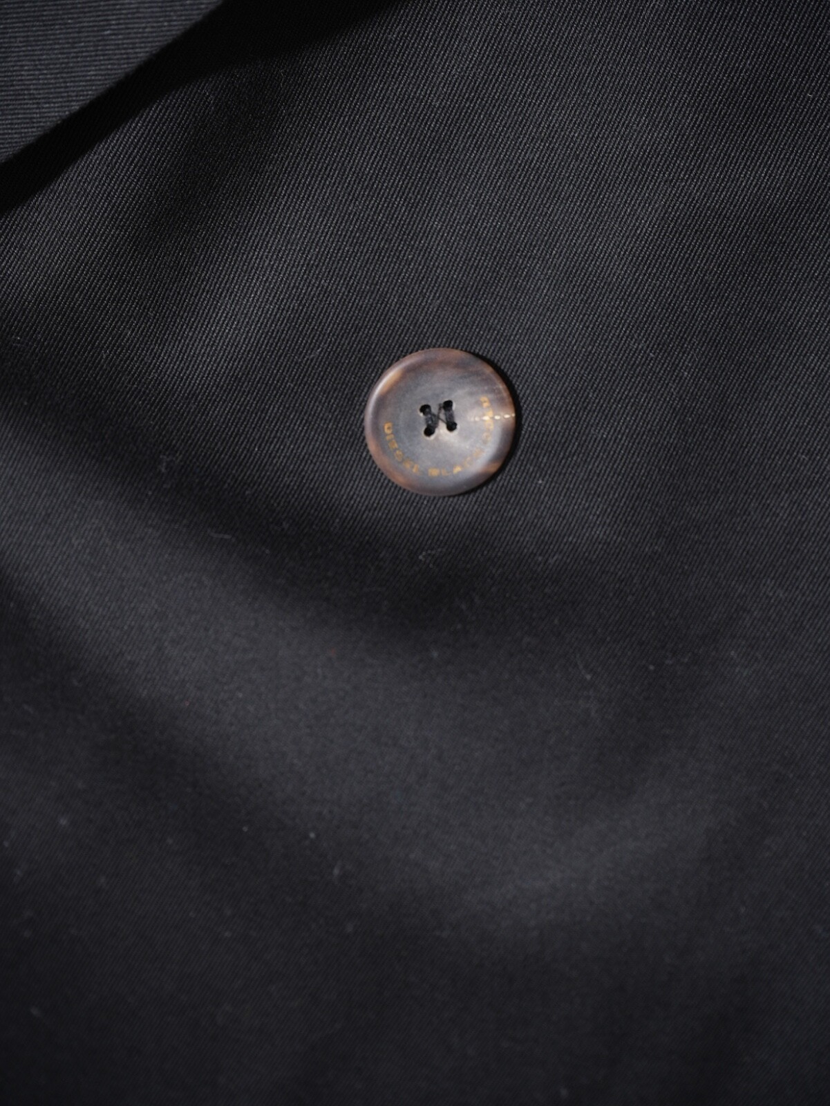 Diesel Black Gold Trenchcoat sz L image 5