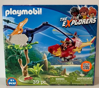 playmobil adventure copter with pterodactyl