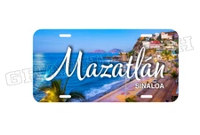 MAZATLAN SINALOA MEXICO PLACA DE ALUMINIO IMPRESA PARA VEICULO *