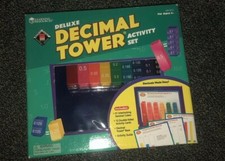 Learning Resources Deluxe Decimal Tower Activity Set - NEW
