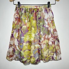 ZIMMERMANN Silk Floral Skirt Size 0, US 4, Aus 8 #35983