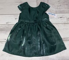 Carter  s Just One You Dress w/Diaper Cover size 9M - Green - NEW