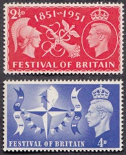 GVI - 1951 Festival of Britain. Superb unmounted mint. FREEPOST!