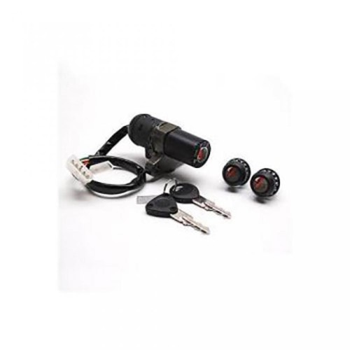Kit Serrure P2R Neuf Pour Moto Aprilia 50 RS (1999 à 2020) - Contact, Bouchon Réservoir Et Serrure Avec 2 Clés - 7