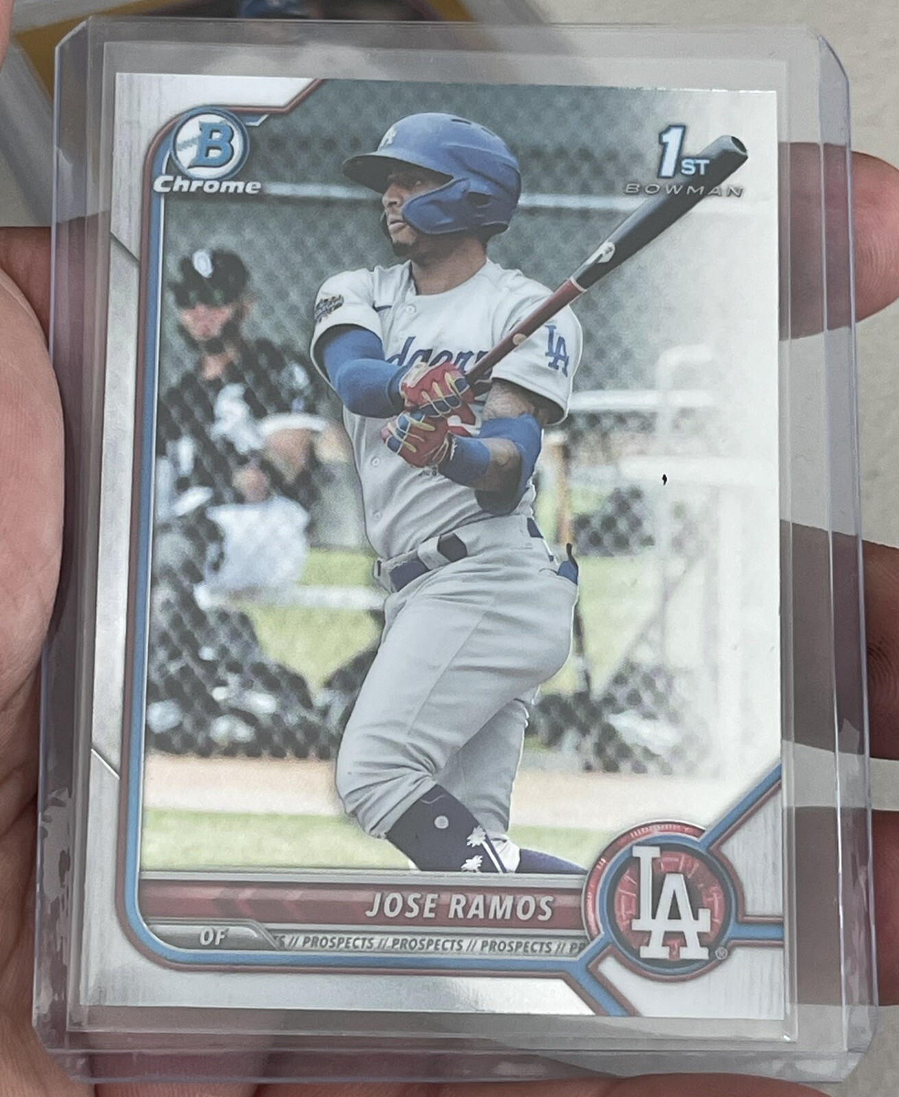 2022 Bowman Chrome Prospect JOSE RAMOS - 1st Bowman - # BCP-129 - Dodgers