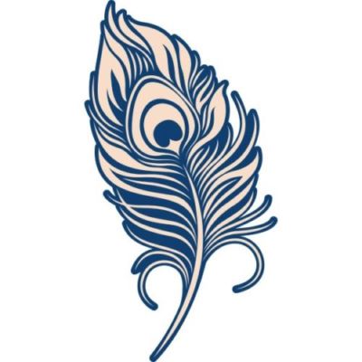 画材 Peacockesque Graceful Peacock Tall Accent Vase