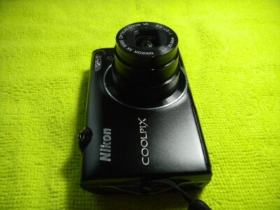 Nikon COOLPIX S5100 12.2MP BLACK Digital Camera TESTED & WORKING