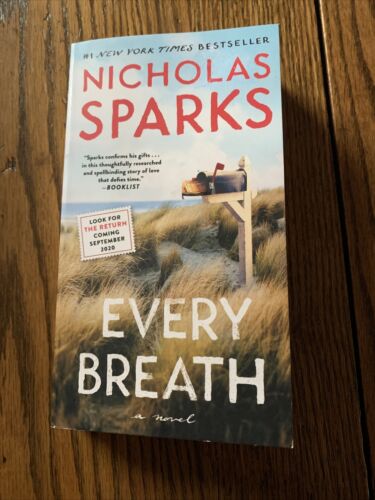 Every Breath A Novel by Nicholas Sparks 2020 Mass Market Paperback NEW - Picture 1 of 4