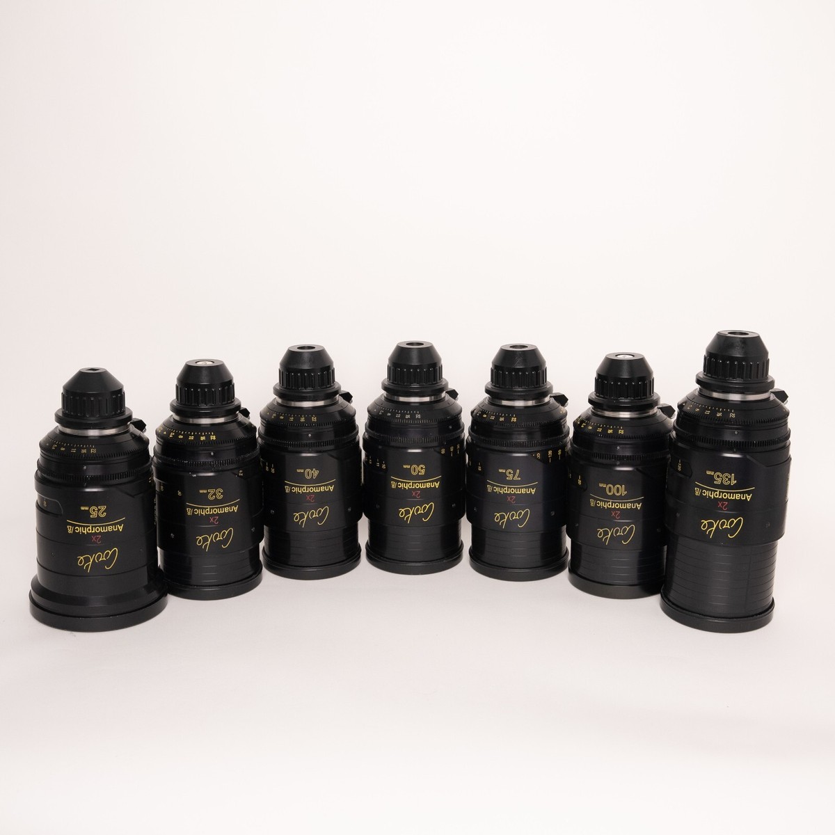 Cooke 2x Anamorphic/i Lens Set 25mm 32mm 40mm 50mm 75mm 100mm