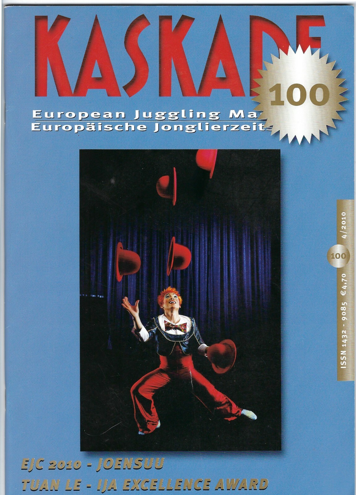KASKADE European JUGGLING MAGAZINE Vol 4 2010 #100 TUAN LE Cover GERMAN  ENGLISH | eBay