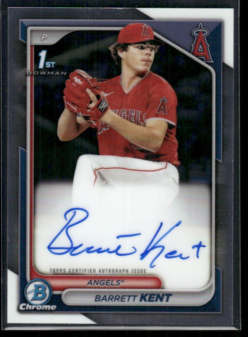 2024 Bowman - Chrome Prospect Autographs #CPA-BK Barrett Kent (AU, RC)