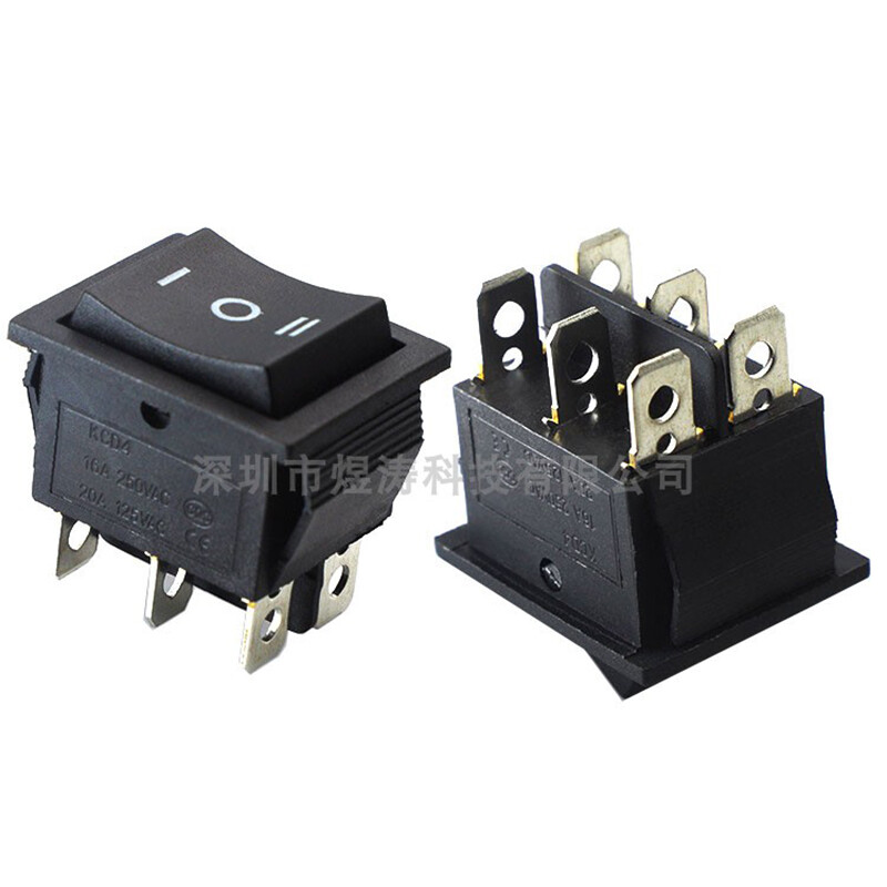 Kcd4 Switch Heavy Duty DPST Rocker Switch 2 Position On/Off - 4 Pin ...