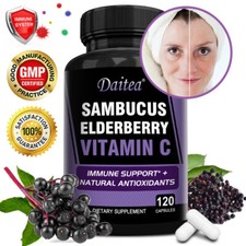 Elderberry Immune Support Capsules 30 To 120 Capsules