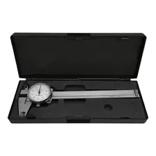 4" Stainless Steel Dial Caliper Shockproof .001" Graduation