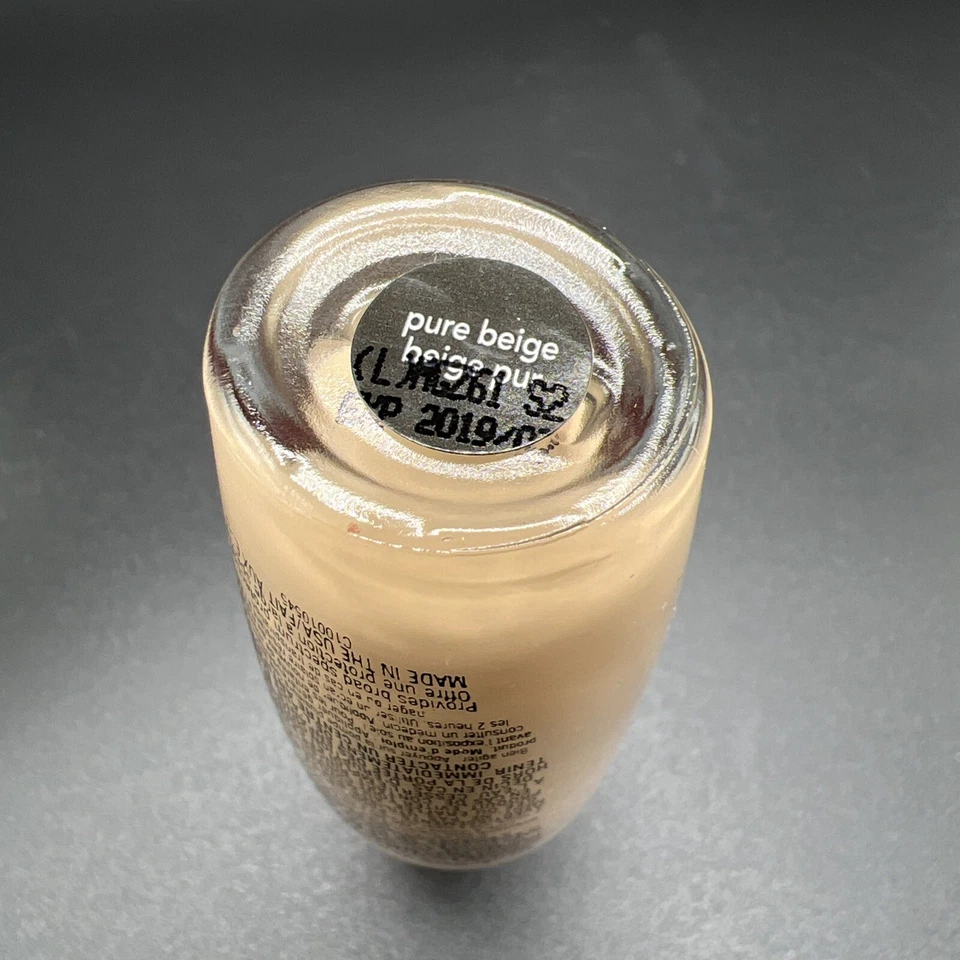 Avon Extra Lasting Liquid Foundation SPF 12 PURE BEIGE 1 fl.oz. NOS - Image 3 of 4