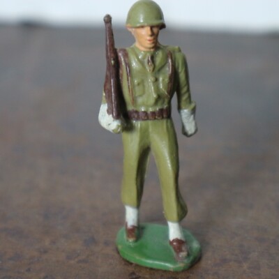 FIGURINE 55mm DC INFANTERIE FRANCAISE LR GM HR PLOMB CREUX TOBLER N