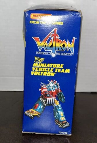 Vintage Matchbox Voltron Miniature Vehicle Team 1985 Factory Sealed In Box - Picture 4 of 24