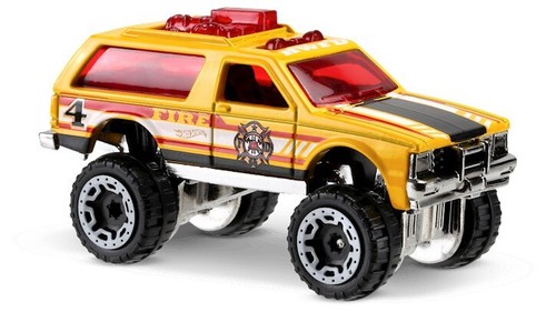 Hot Wheels 2016 HW Rescue Chevy Blazer 4x4 giallo salvataggio fuoco fuori strada DHT03 - Foto 3 di 3
