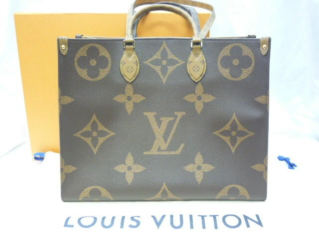 Louis Vuitton ONTHEGO Tote Giant Brown Monogram bag 2019 ON THE GO M44576