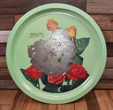 Vintage Walter Devoe Lumberyard Hardware Store Elberon IOWA IA Advertising Tray