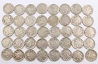 40x Buffalo Nickels 1936 PDS 40-coins G to VF+