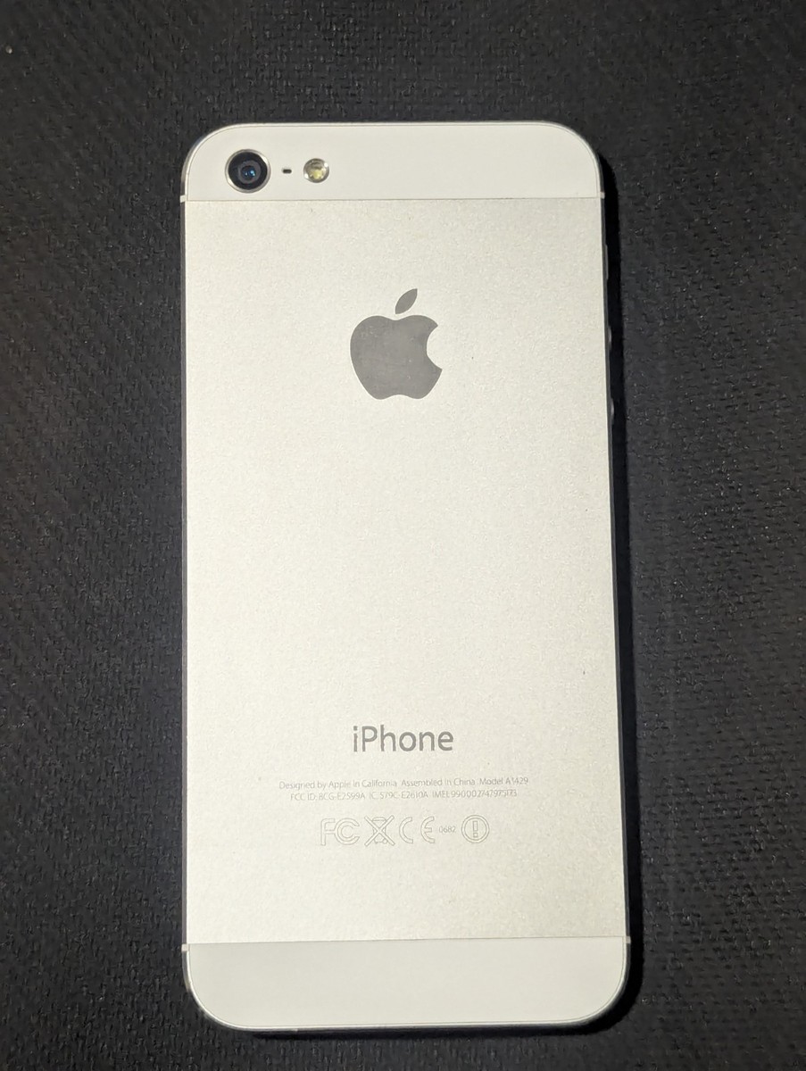 Apple iPhone 5 - 32 GB - White & Silver (Verizon) for sale online