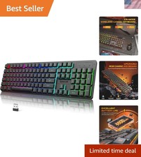 K521KS Wireless Gaming Keyboard, Tri-Mode BT/2.4G/USB-C RGB Mechanical Feelin...