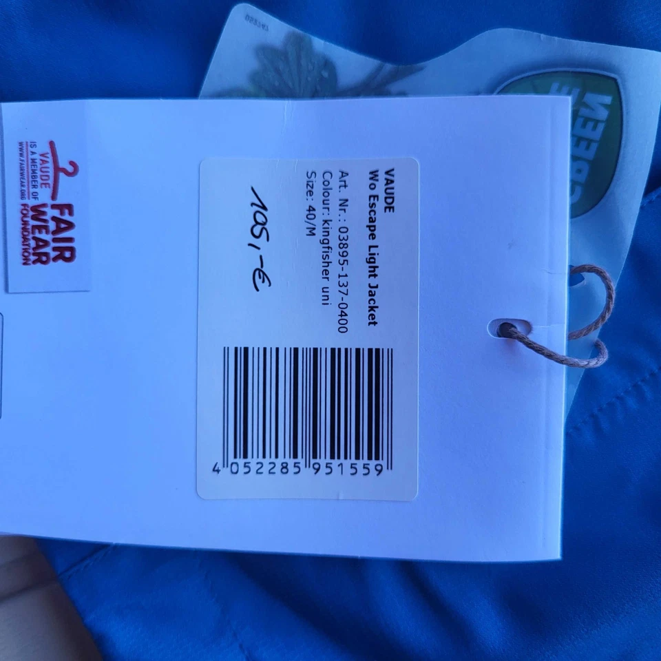 VAUDE Femme Évasion Clair Veste 40/M Manteaux Gilets Hommes Vêtements - Photo 3/3