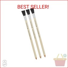 Faber-Castell Faber Castell Perfection Eraser Pencil With Brush 3-Pack 