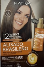 Kativa Brazilian Hair Straightening Kit Alisado Brasile o Kit,