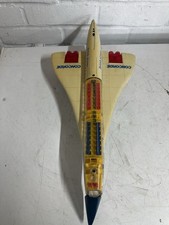VINTAGE BATTERY OPERATED CONCORDE AIRPLANE MADE IN JAPAN BY ALPS