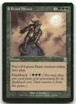 Beast Attack #230 (MP) Odyssey ODY Magic MTG