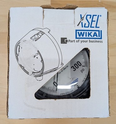 Wika Instrument 50268431 300 PSI 1/2 NPT Lower Mount Gauge Type 232.34 4.5'' NEW