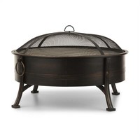 Feuerkorb Grill Barbecue Feuerstelle Terrassen Garten Kamin Feuerschale 80 Cm