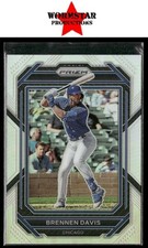 2023 Panini Prizm #54 Brennen Davis Silver Prizms Chicago Cubs