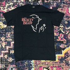 Vintage Disney s Beauty and the Beast Graphic National Tour T-Shirt Black Medium
