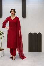 Indian Bollywood Anarkali Bridal Heavy Salwar Designer Suit Dress Ethnic Gown