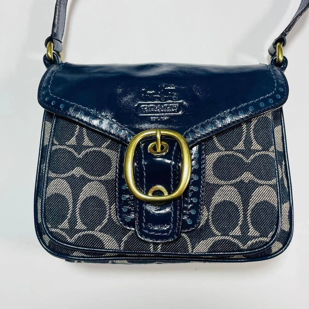 Coach Legacy Shoulder Bag Blue Bags & Handbags for Women for sale