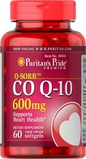 Puritan's Pride Q-SORB CO Q-10 600 mg - 60 Rapid Release Softgels