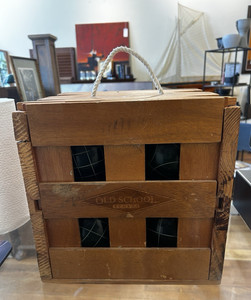 VTG High-Quality HEAVY Old School Sports Competition Bocce Ball Set Original Box