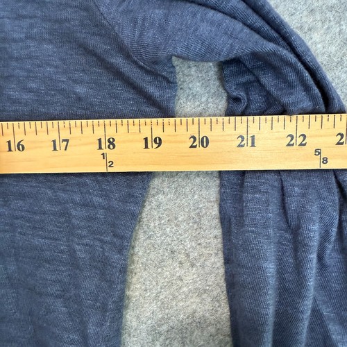 120% Lino Tunic Dress Womens Small 100% Flax Linen Button Up Navy Italian $325 - Picture 9 of 16