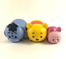 Disney Tsum Tsum Winnie the Pooh Eeyore Pigglet Vinyl Figures Large Medium