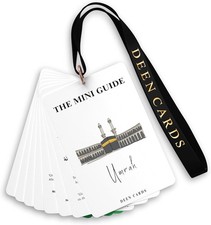 Umrah Dua Cards &ndash; 32-Page Umrah Guide Book &ndash; Umrah Cards with Lanyard &ndash; Includes