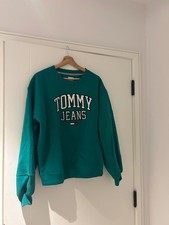 Image of Tommy Hilfiger Tommy Jeans Collegiate Logo Crew Neck Sweatshirt jumper sweater