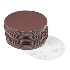 50pcs 5 Inch Sandpaper Hook and Loop Sanding Disc 1200 Grits Flocking