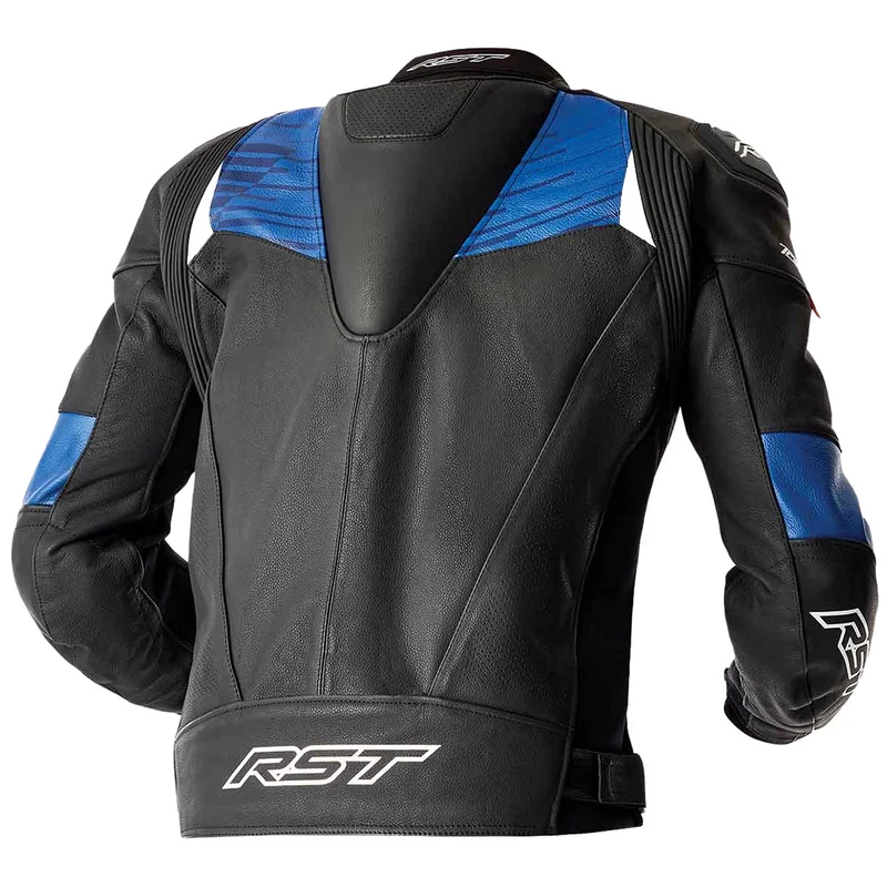 RST Tractech Evo D3O Leather Black Blue, photo 3 of 12