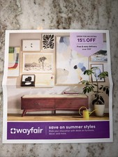 Wayfair 15% off on your next order Coupon Exp...
